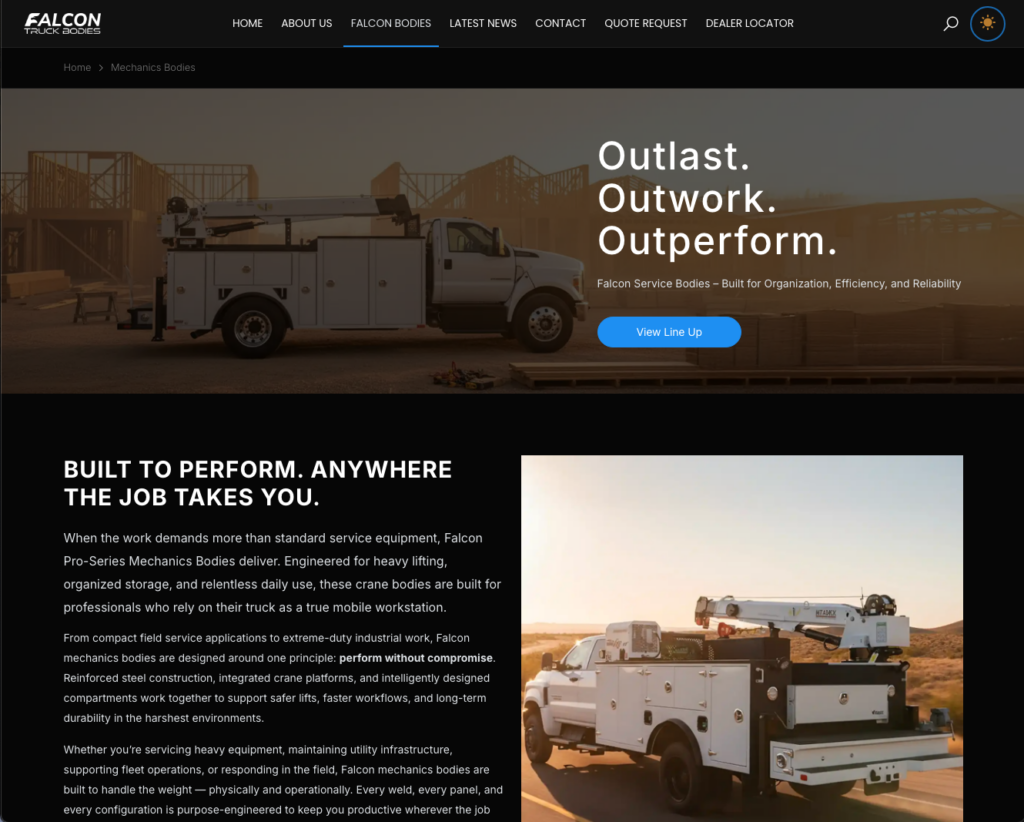 Falcon Truck Bodies screenshot 2