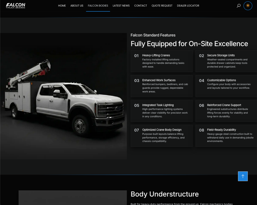 Falcon Truck Bodies screenshot 3