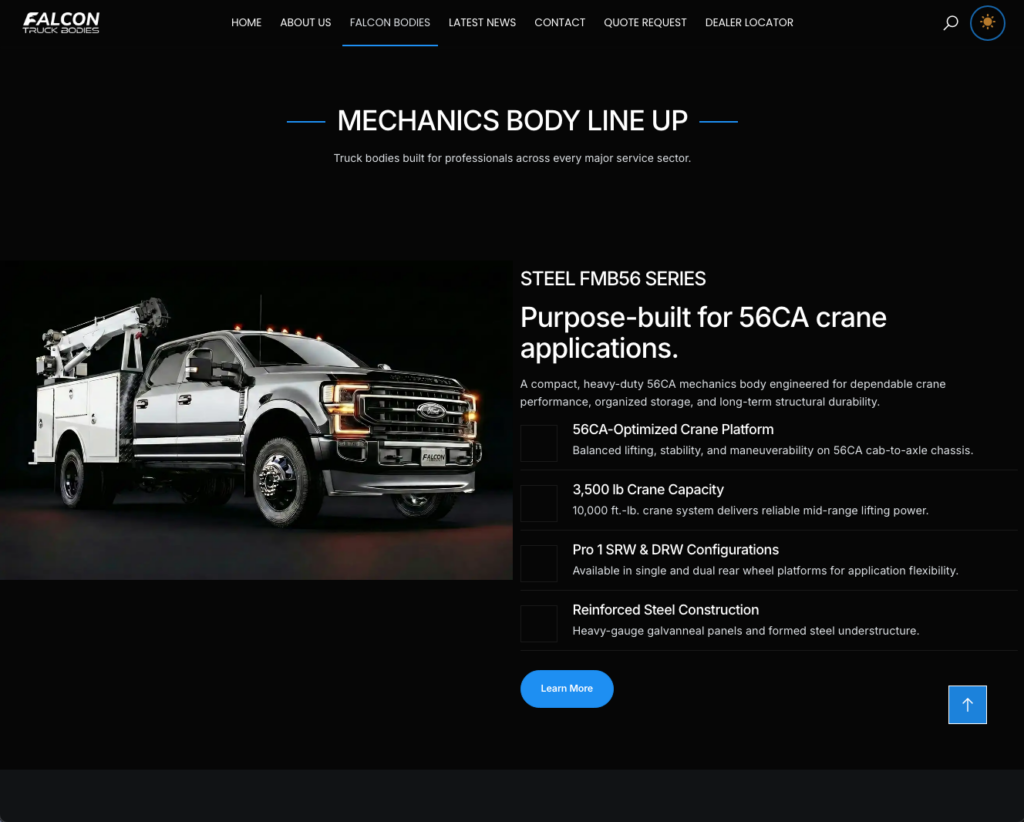 Falcon Truck Bodies screenshot 4
