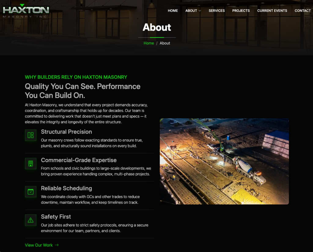 Haxton Masonry screenshot 4