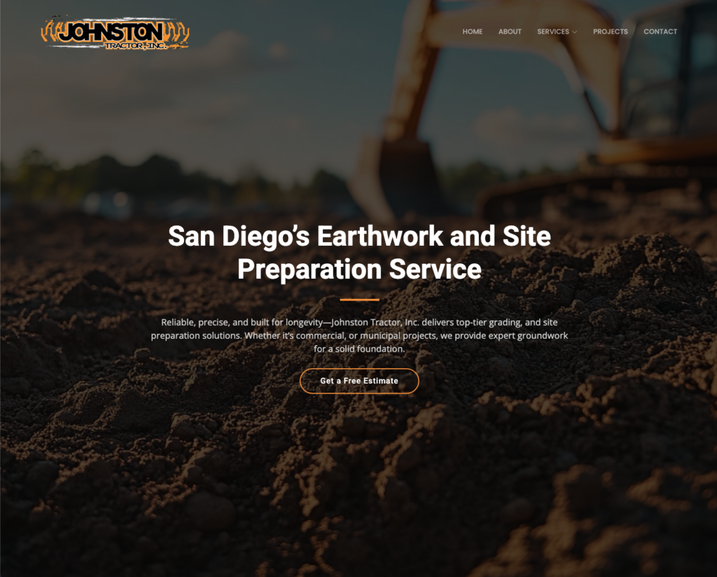 Johnston Tractor Inc website