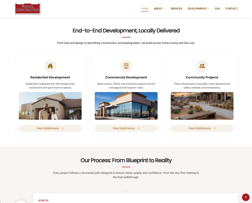 Riedel Construction screenshot 3